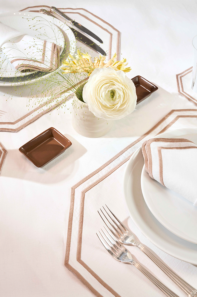 Latte - Geometric Rectangular Placemat