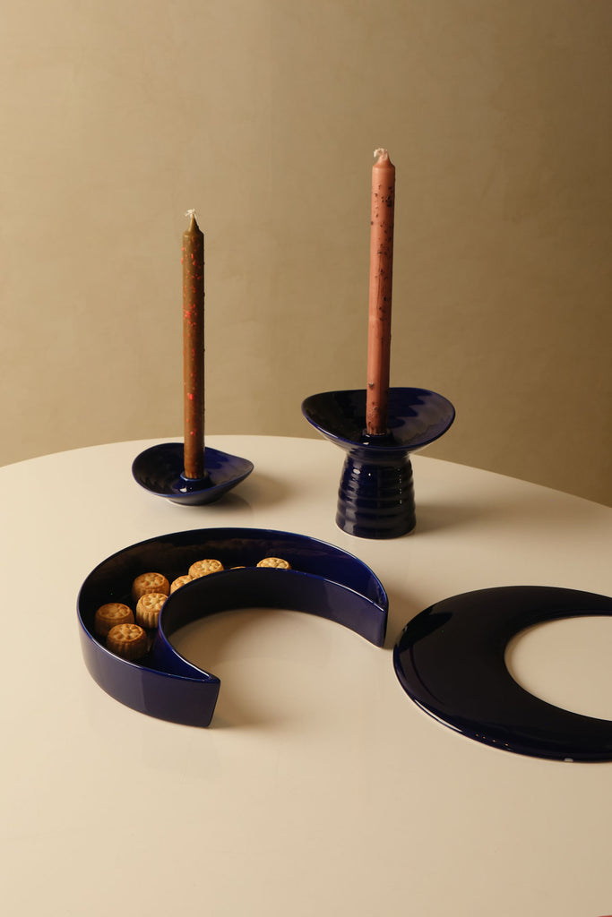 Mykonos Crescent with Lid