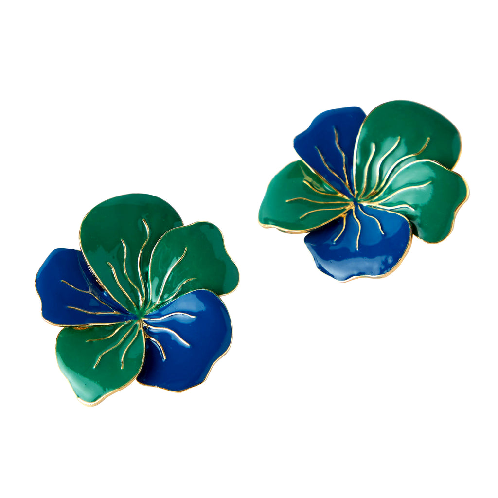 Iris earrings