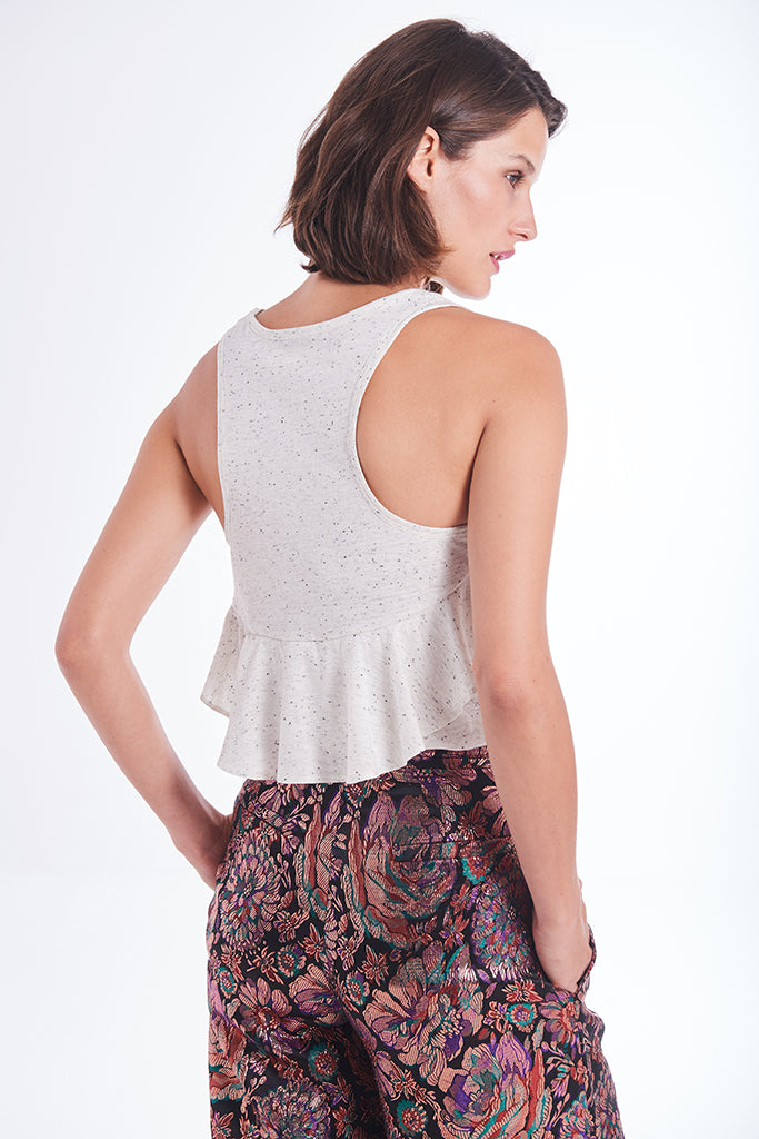 Tank Top with a frill
