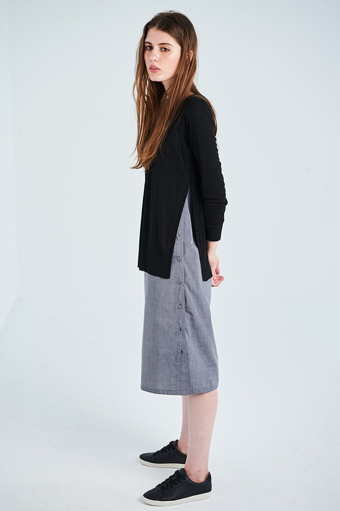 Vanessa Slit Dress