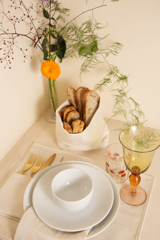 Off White Rectangular Placemat