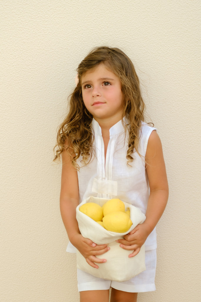 White Sleeveless Tunic