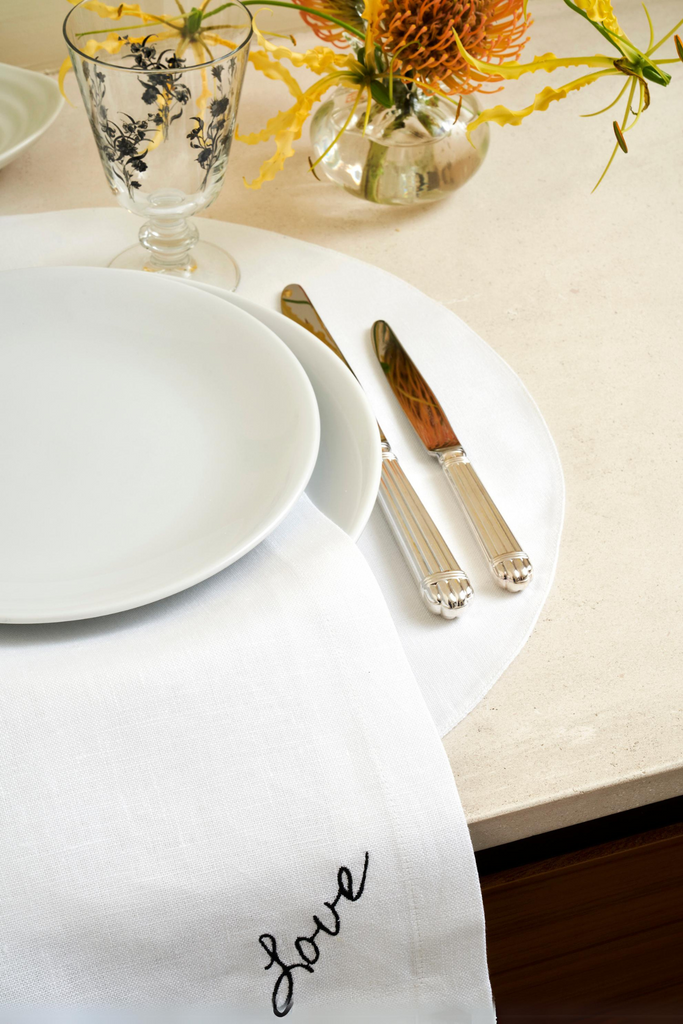 Amore Embroidered Napkins