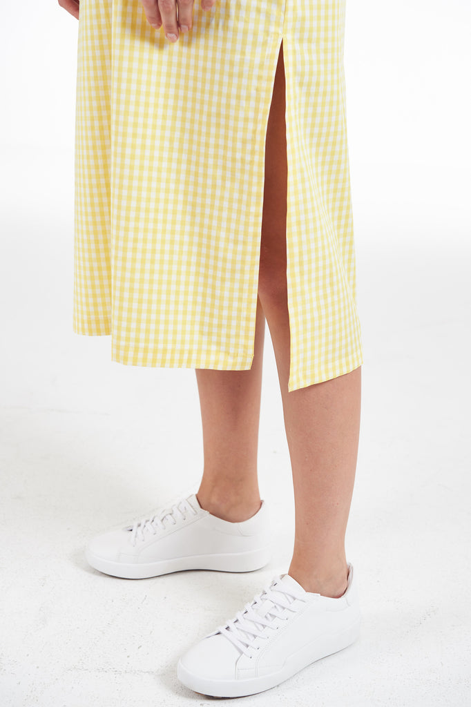 Canary Chex Dress