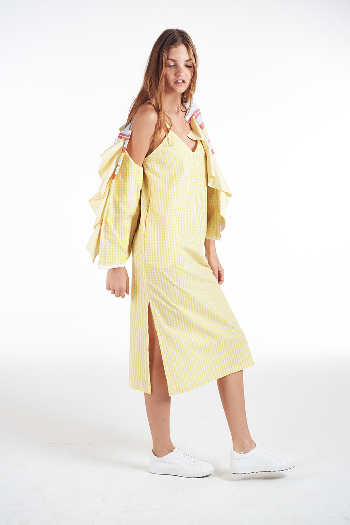Canary Chex Dress